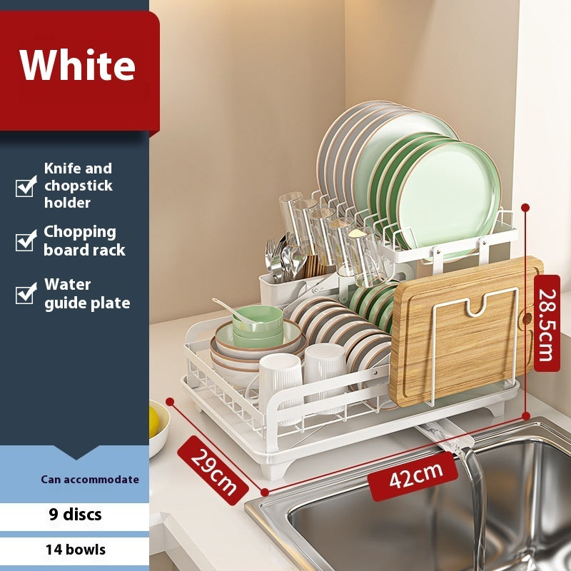 Countertop Foldable Dish Draining Rack