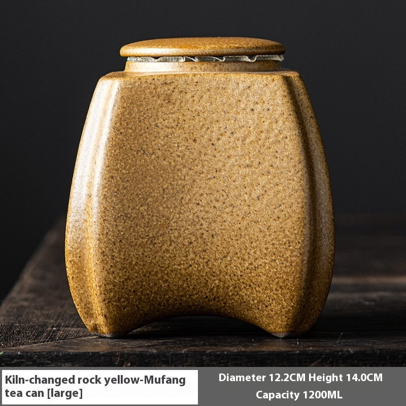 Ceramic Household Gilding Sealed Jar