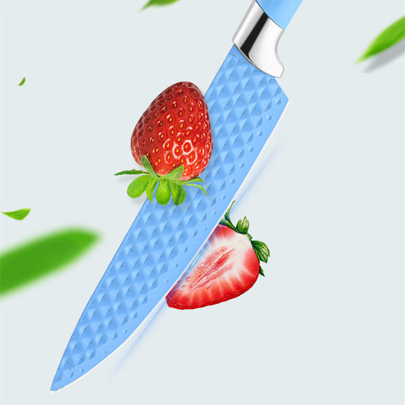 Colorful Household Acrylic Knife Six-piece Set